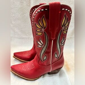 Ladies Tecovas - The Sadie - Cherry Bloom Bovine - never worn